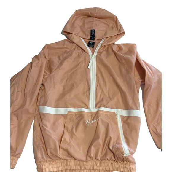 Nike DNA Jacket Mens Pink/Peach Half Zip Color Block Active BV9358 606 Small - Picture 1 of 11